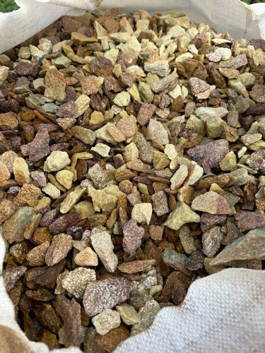 Златолит персиковый декоративная каменная крошка купить в Реутове