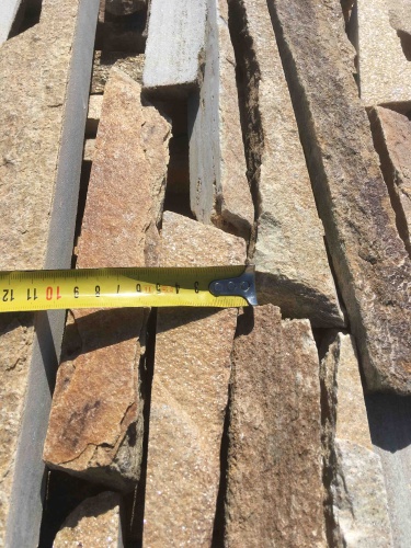 Горбушка златолит золотистый для облицовки купить в Реутове