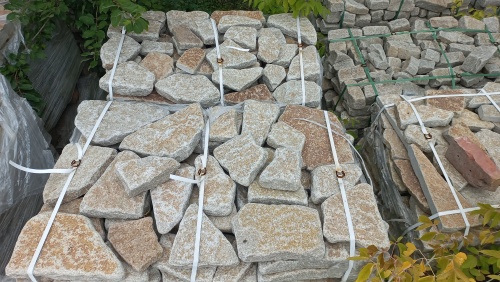 Гранитный плитняк галтованный для парковки купить в Реутове