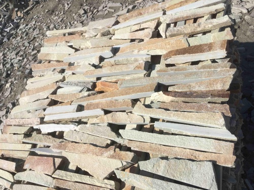 Горбушка златолит золотистый для облицовки купить в Реутове