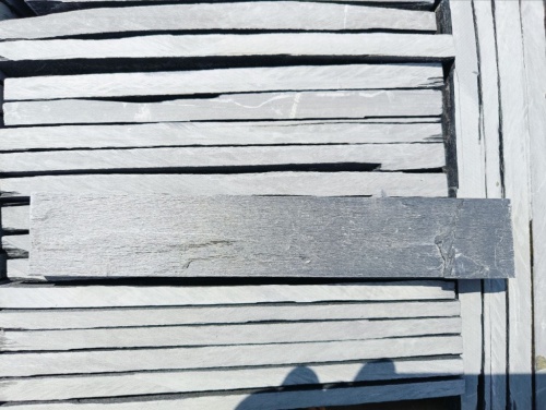 Плитка чёрная из натурального камня фасадная 30 см * 5 см, толщина 7 мм -30 мм купить в Реутове